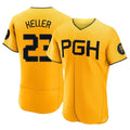 Ldoa P.Pirates #23 Mitch Keller Player Gold City Connect Home Limited Elite Stitched Jerseys