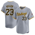 Ldoa P.Pirates #23 Mitch Keller Player Gray Road Home Limited Stitched Jerseys