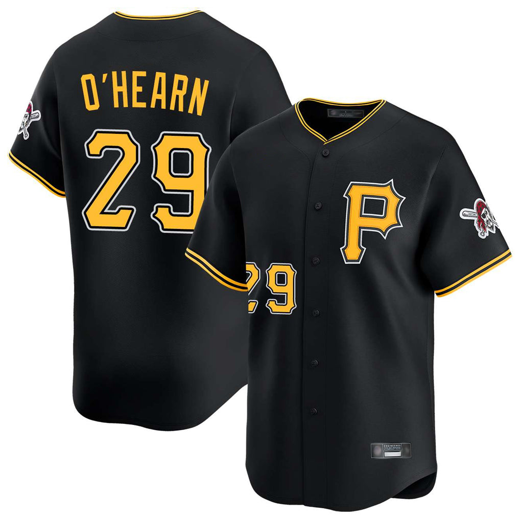 Ldoa P.Pirates #29 Ryan O'Hearn Player Black Alternate Limited Game Stitched Jerseys
