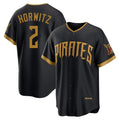 Ldoa P.Pirates #2 Spencer Horwitz Player Black 2026 City Connect Home Limited Stitched Jerseys