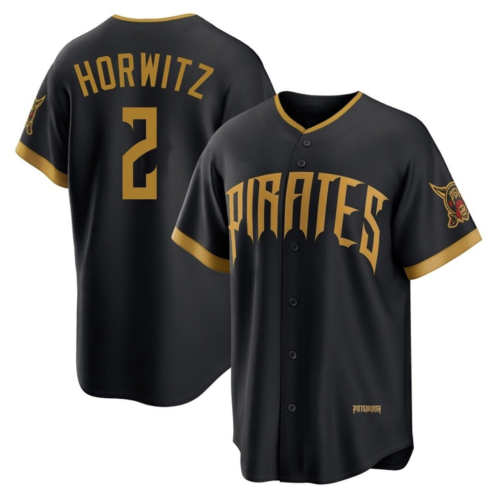 Ldoa P.Pirates #2 Spencer Horwitz Player Black 2026 City Connect Home Limited Stitched Jerseys