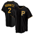 Ldoa P.Pirates #2 Spencer Horwitz Player Black Alternate 2025 Home Game Stitched Jerseys