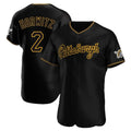 Ldoa P.Pirates #2 Spencer Horwitz Player Black Home Limited Elite Stitched Jerseys