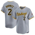 Ldoa P.Pirates #2 Spencer Horwitz Player Gray Road Home Limited Stitched Jerseys