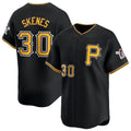Ldoa P.Pirates #30 Paul Skenes Player Black Alt Limited Home Stitched Jerseys