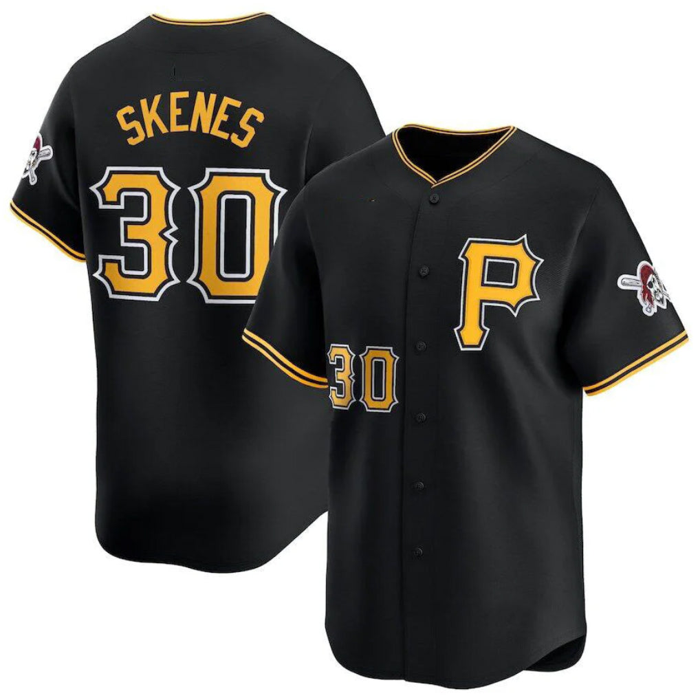 Ldoa P.Pirates #30 Paul Skenes Player Black Alt Limited Home Stitched Jerseys
