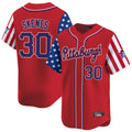 Ldoa P.Pirates #30 Paul Skenes Player Red 2025 Independence Day Vapor Premier Limited Stitched Jerseys