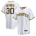 Ldoa P.Pirates #30 Paul Skenes Player White Home Game Stitched Jerseys