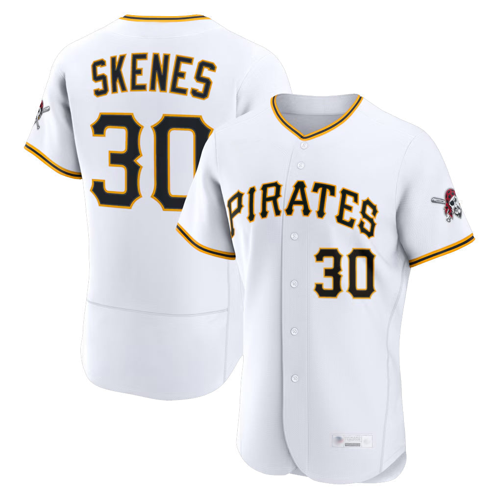Ldoa P.Pirates #30 Paul Skenes Player White Home Limited Elite Stitched Jerseys