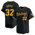 Ldoa P.Pirates #32 Henry Davis Player Black Alt Home Limited Stitched Jerseys