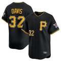 Ldoa P.Pirates #32 Henry Davis Player Black Alternate Limited Game Stitched Jerseys