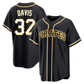 Ldoa P.Pirates #32 Henry Davis Player Black Fashion Out Home Game Stitched Jerseys