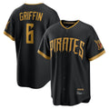 Ldoa P.Pirates #6 Konnor Griffin Player Black 2026 City Connect Home Game Stitched Jerseys