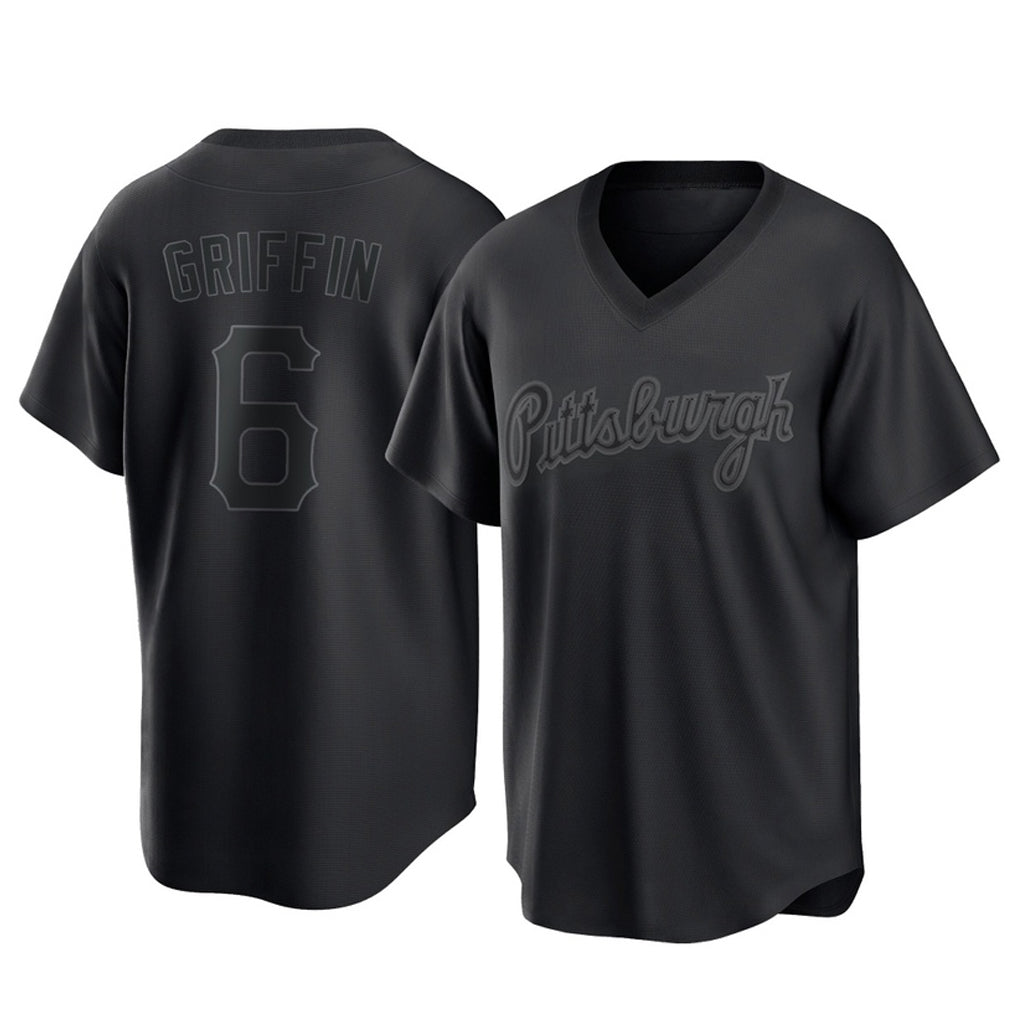Ldoa P.Pirates #6 Konnor Griffin Player Black Fashion Home Game Stitched Jerseys