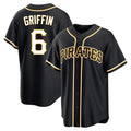 Ldoa P.Pirates #6 Konnor Griffin Player Black Fashion Out Home Game Stitched Jerseys