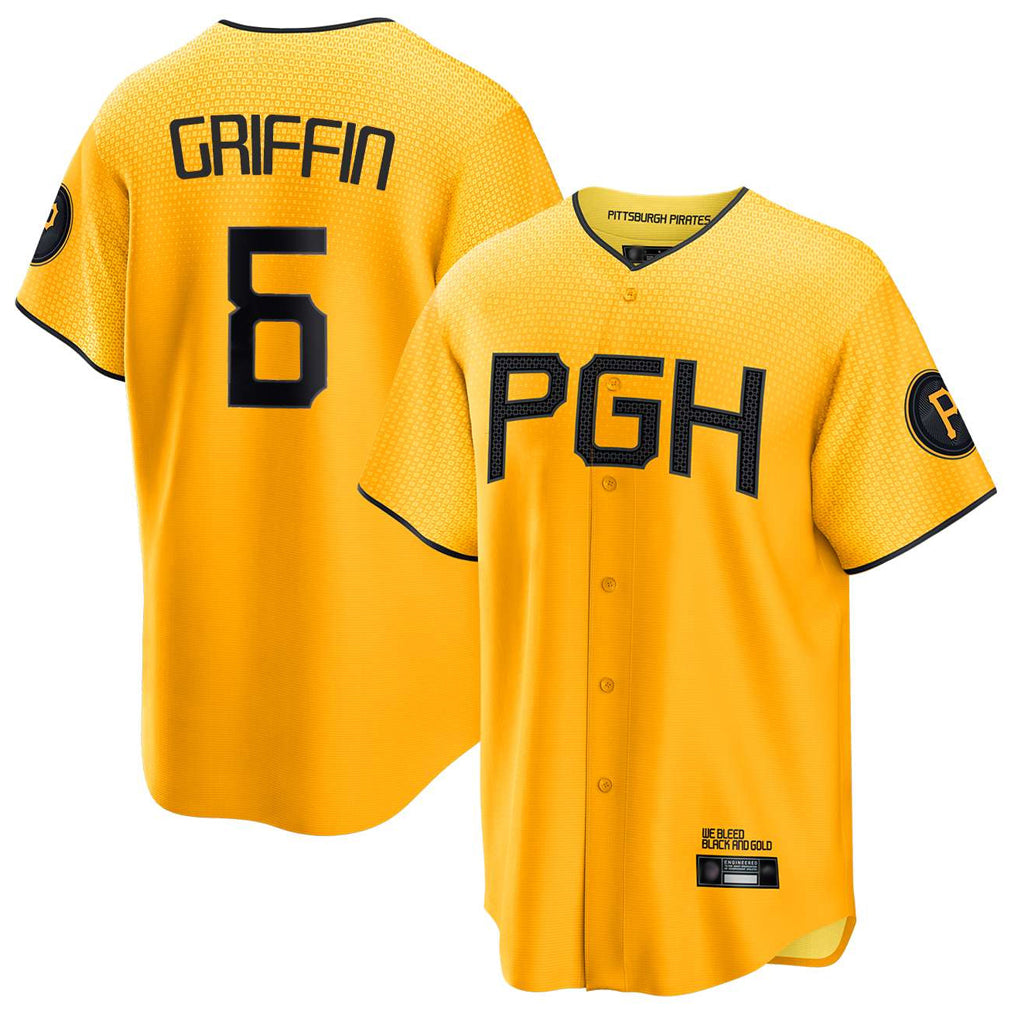 Ldoa P.Pirates #6 Konnor Griffin Player Gold City Connect Home Game Stitched Jerseys