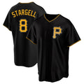 Ldoa P.Pirates #8 Willie Stargell Player Black Alternate 2025 Home Game Stitched Jerseys
