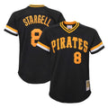 Ldoa P.Pirates #8 Willie Stargell Player Black Mitchell & Ness Black Cooperstown Collection Mesh Batting Limited Stitched Jerseys