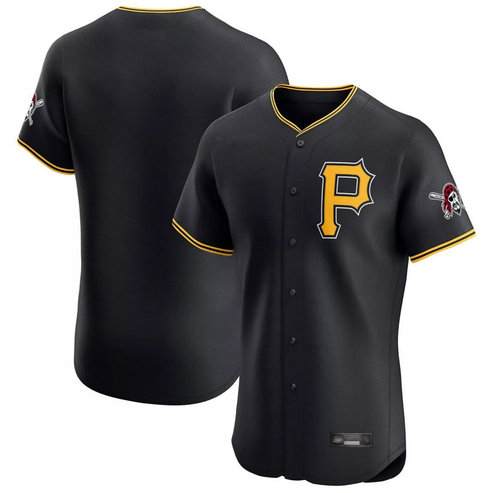 Ldoa P.Pirates Blank Player Black Alternate 2025 Home Limited Elite Stitched Jerseys