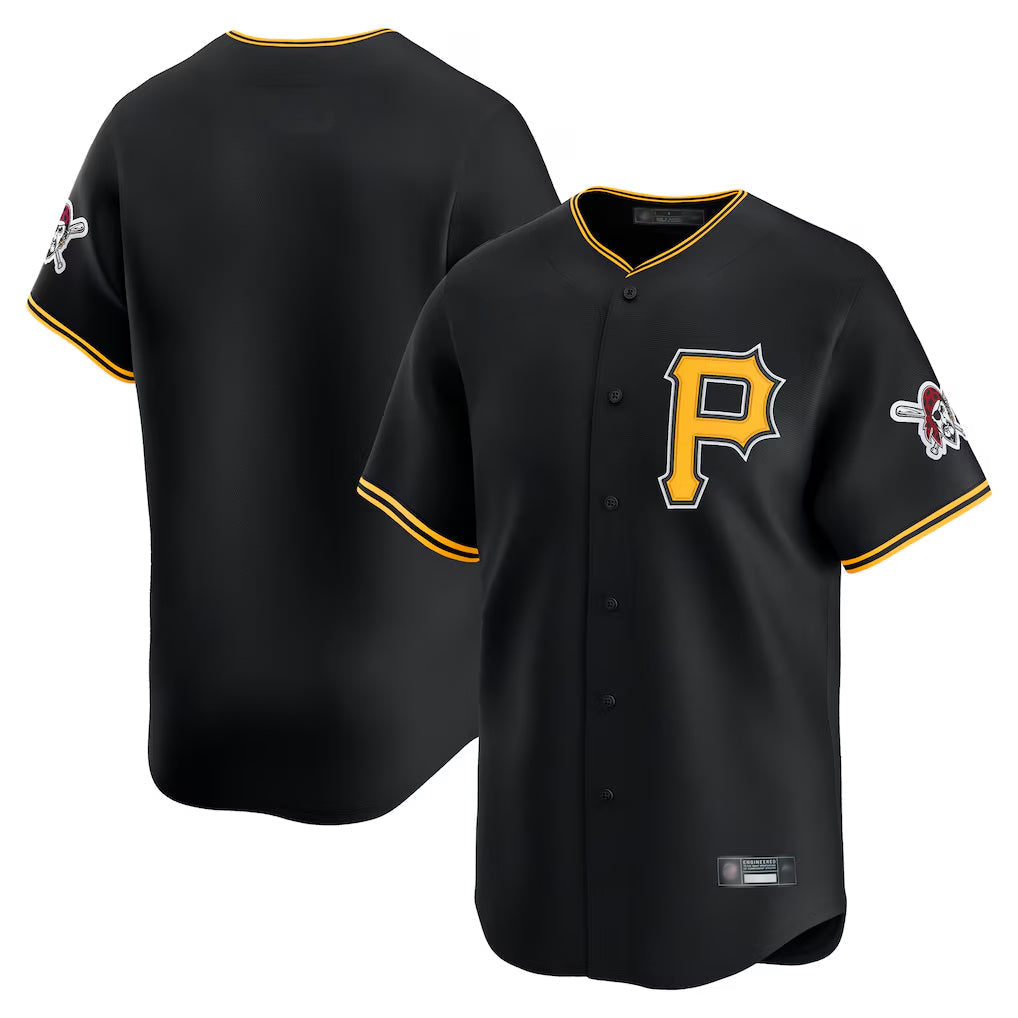 Ldoa P.Pirates Blank Player Black Alternate Limited Game Stitched Jerseys