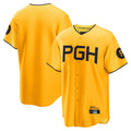 Ldoa P.Pirates Blank Player Gold City Connect Home Game Stitched Jerseys