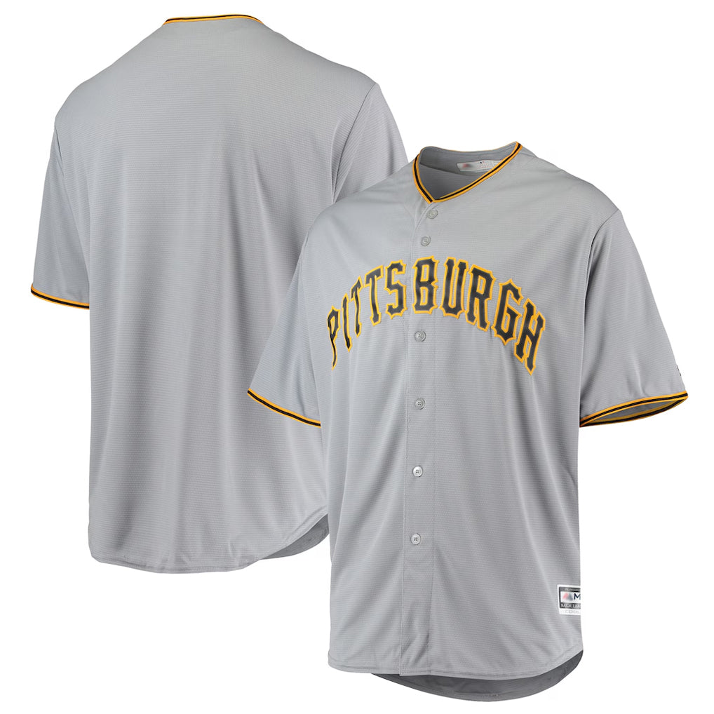 Ldoa P.Pirates Blank Player Gray Road Home Game Stitched Jerseys