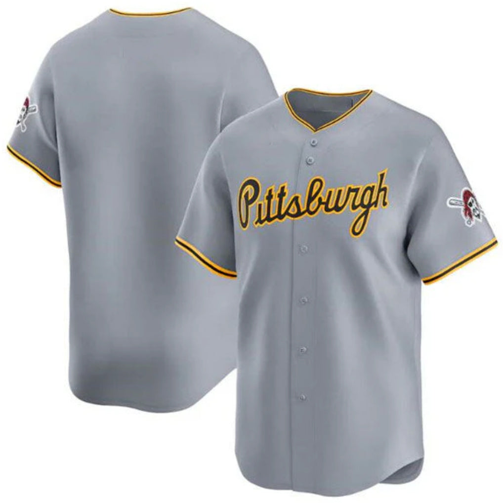 Ldoa P.Pirates Blank Player Gray Road Home Limited Stitched Jerseys