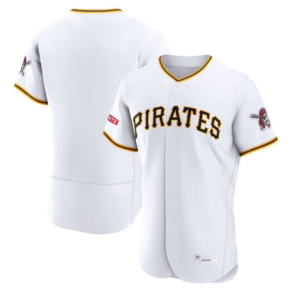 Ldoa P.Pirates Blank Player White Home Limited Elite Stitched Jerseys