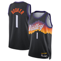 Ldoa P.Sunss #1 Devin Booker Black 2025-2026 Swingman Jerseys - City Edition