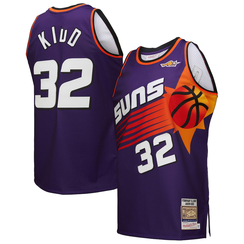 Ldoa P.Sunss #32 Jason Kidd Mitchell & Ness Purple 2000 All-Star Game Authentic Jerseys