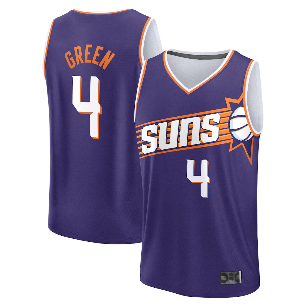 Ldoa P.Sunss #4 Jalen Green Fanatics Purple Fast Break Replica Jerseys - Icon Edition