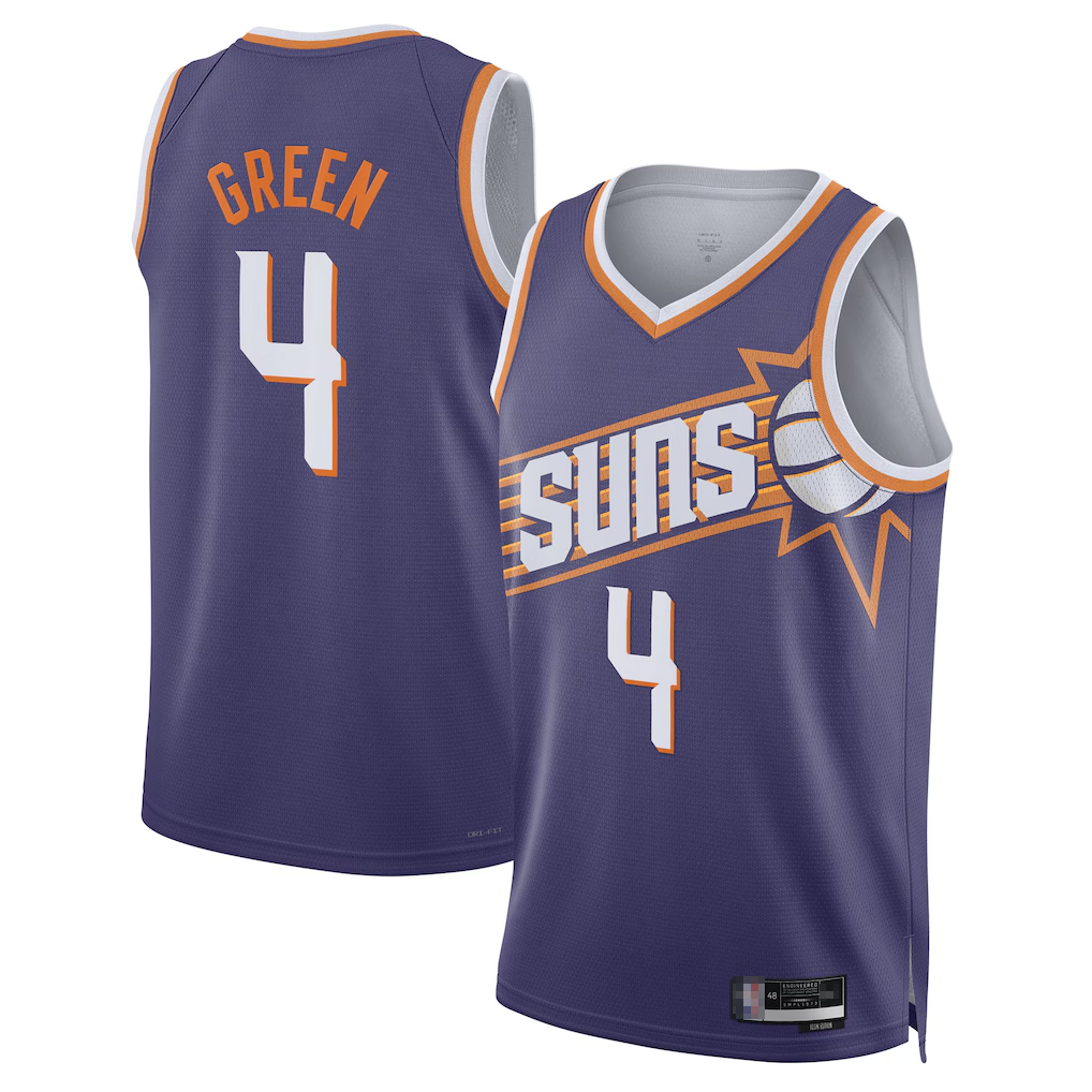 Ldoa P.Sunss #4 Jalen Green Purple Swingman Jerseys - Icon Edition