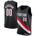 Ldoa PT.Blazers #00 Scoot Henderson Black Swingman Jerseys - Icon Edition
