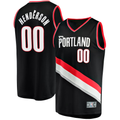 Ldoa PT.Blazers #00 Scoot Henderson Fanatics Black Fast Break Replica Jerseys - Icon Edition