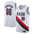 Ldoa PT.Blazers #00 Scoot Henderson White Swingman Jerseys - Association Edition