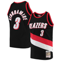 Ldoa PT.Blazers #3 Damon Stoudamire Mitchell & Ness Black 1999-2000 Hardwood Classics Swingman Jerseys