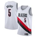 Ldoa PT.Blazers #5 Jrue Holiday White Swingman Jerseys - Association Edition