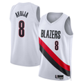 Ldoa PT.Blazers #8 Deni Avdija White Swingman Jerseys - Association Edition