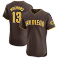 Ldoa S.Diego Padres #13 Manny Machado Player Brown Home Limited Elite Stitched Jerseys