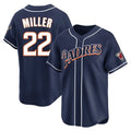 Ldoa S.Diego Padres #22 Mason Miller Player Navy Cooperstown Collection Limited Home Stitched Jerseys
