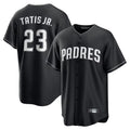 Ldoa S.Diego Padres #23 Fernando Tatis Jr Player Black Home Game Stitched Jerseys