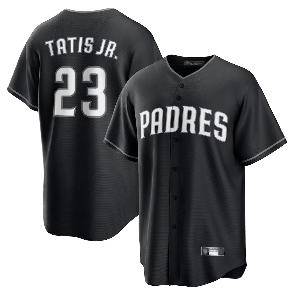 Ldoa S.Diego Padres #23 Fernando Tatis Jr Player Black Home Game Stitched Jerseys