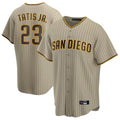 Ldoa S.Diego Padres #23 Fernando Tatis Jr Player Khaki Home Game Stitched Jerseys