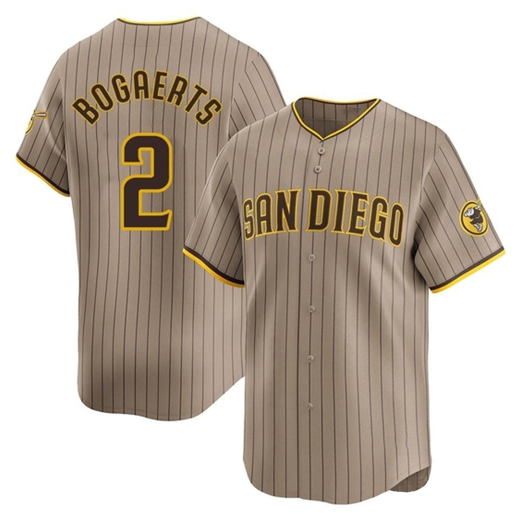 Ldoa S.Diego Padres #2 Xander Bogaerts Player Khaki Home Limited Stitched Jerseys