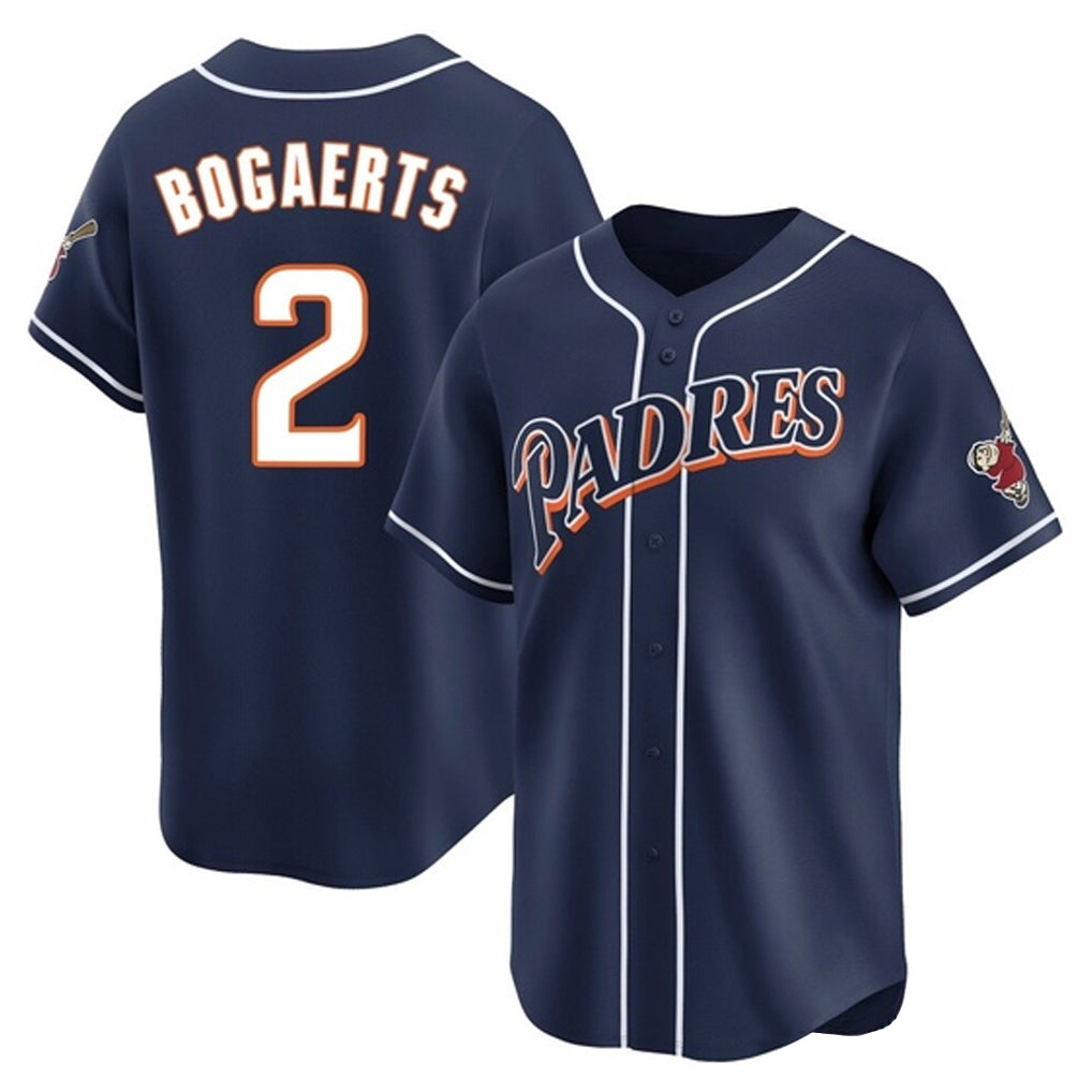 Ldoa S.Diego Padres #2 Xander Bogaerts Player Navy Cooperstown Collection Limited Home Stitched Jerseys