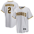 Ldoa S.Diego Padres #2 Xander Bogaerts Player White Home Game Stitched Jerseys