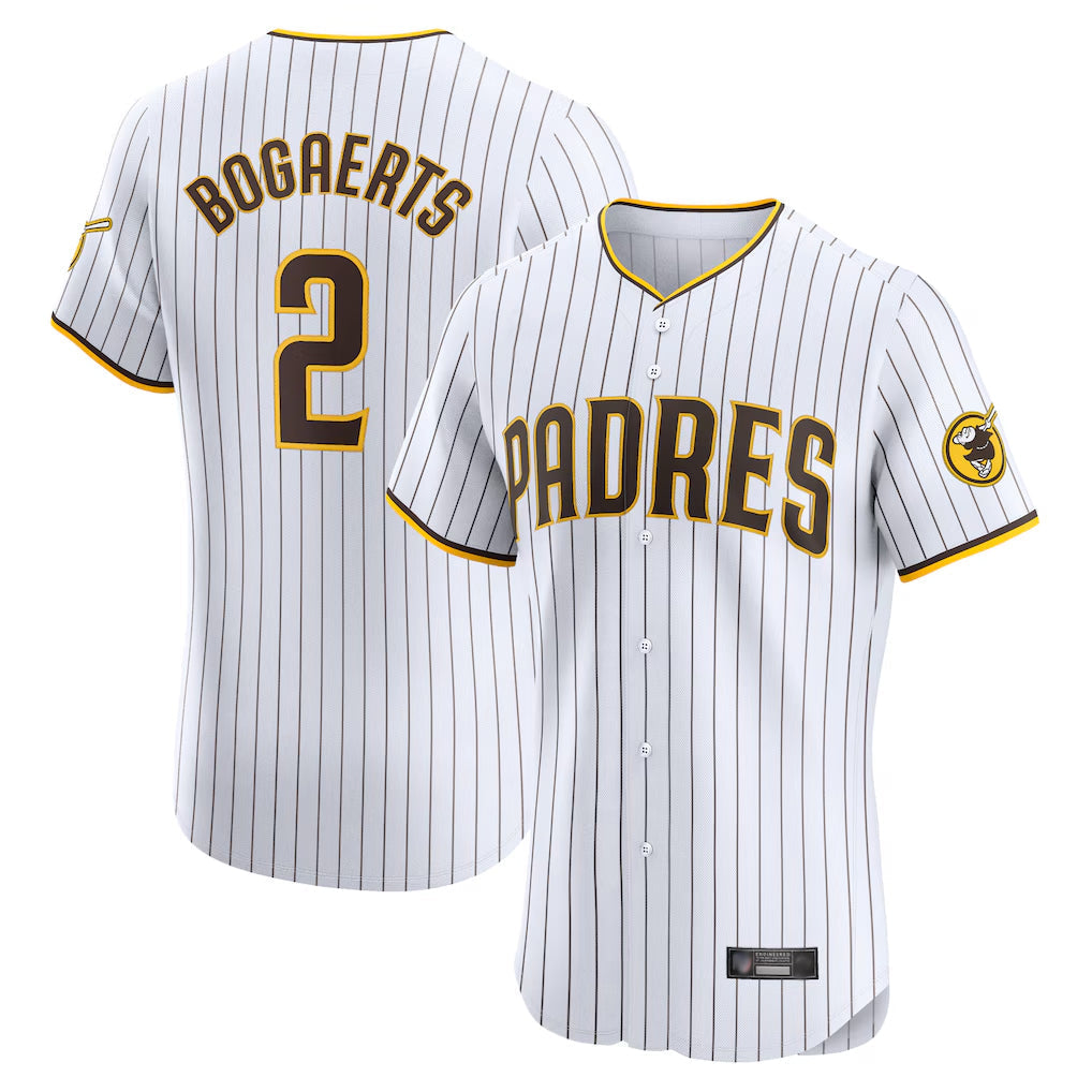 Ldoa S.Diego Padres #2 Xander Bogaerts Player White Home Limited Elite Stitched Jerseys