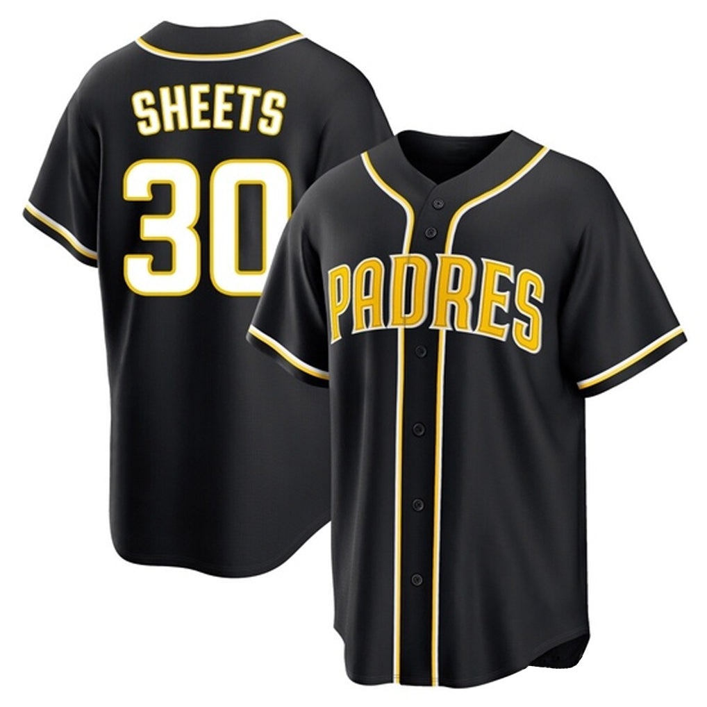 Ldoa S.Diego Padres #30 Gavin Sheets Player Black 2026 Fashion Home Stitched Jerseys
