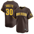 Ldoa S.Diego Padres #30 Gavin Sheets Player Brown Home Limited Stitched Jerseys
