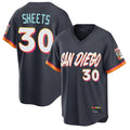 Ldoa S.Diego Padres #30 Gavin Sheets Player Obsidian 2026 City Connect Home Limited T-shirt Stitched Jerseys